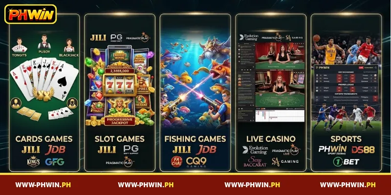 Discover PHWIN’s Featured Games and Products